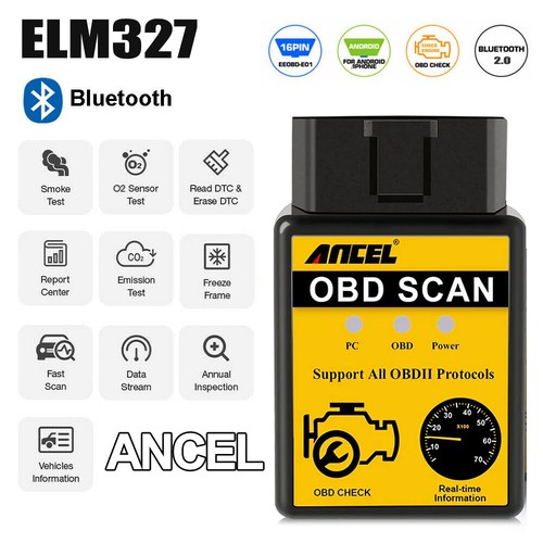 Ancel elm327 obd2 code reader - code,